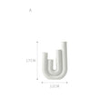 Chandelier en Céramique Design "Abstracta" – Bougeoir Sculptural Minimaliste