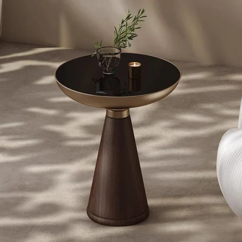 Solvaynne - Nordic Ronde Houten Salontafel Luxe Design