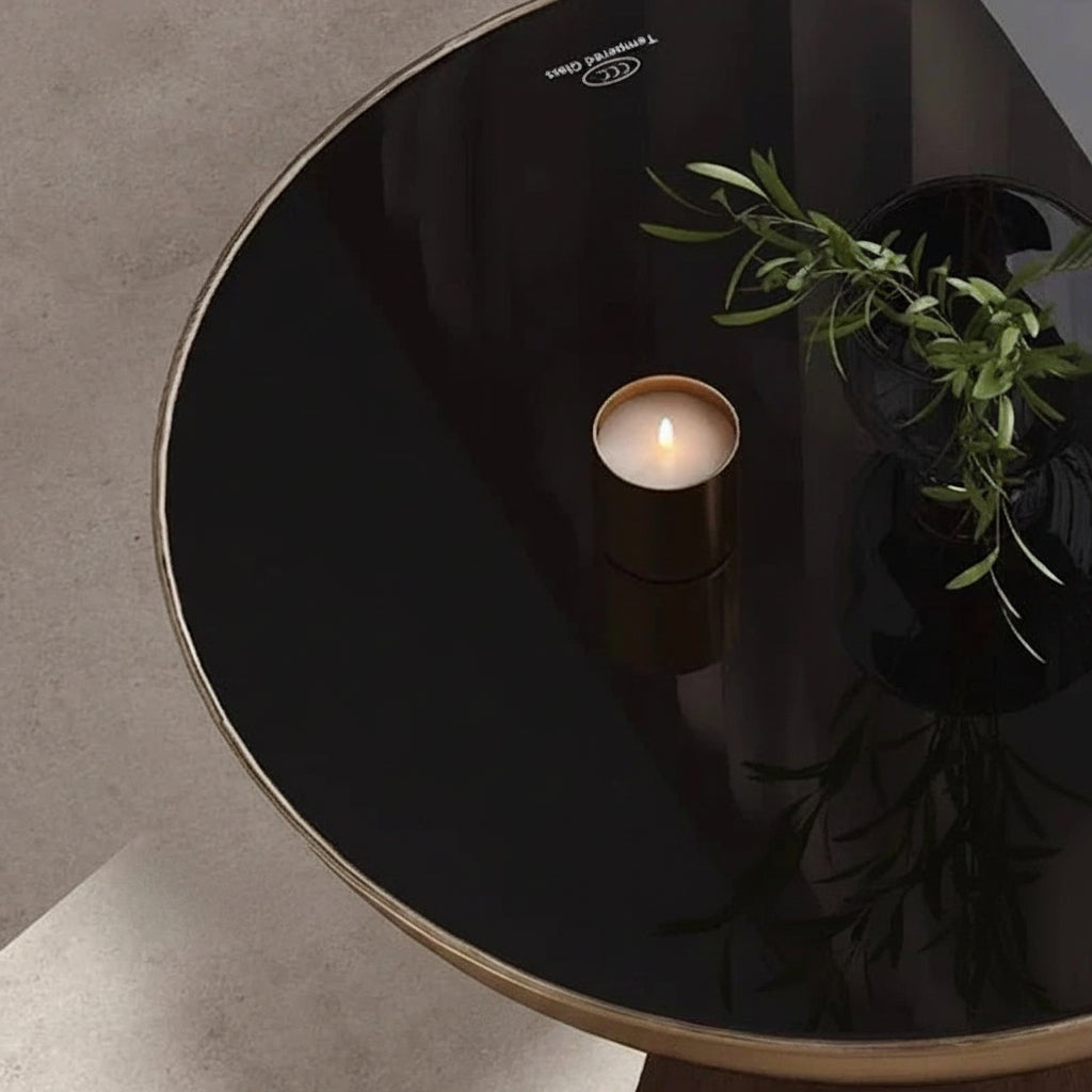 Solvaynne - Nordic Ronde Houten Salontafel Luxe Design
