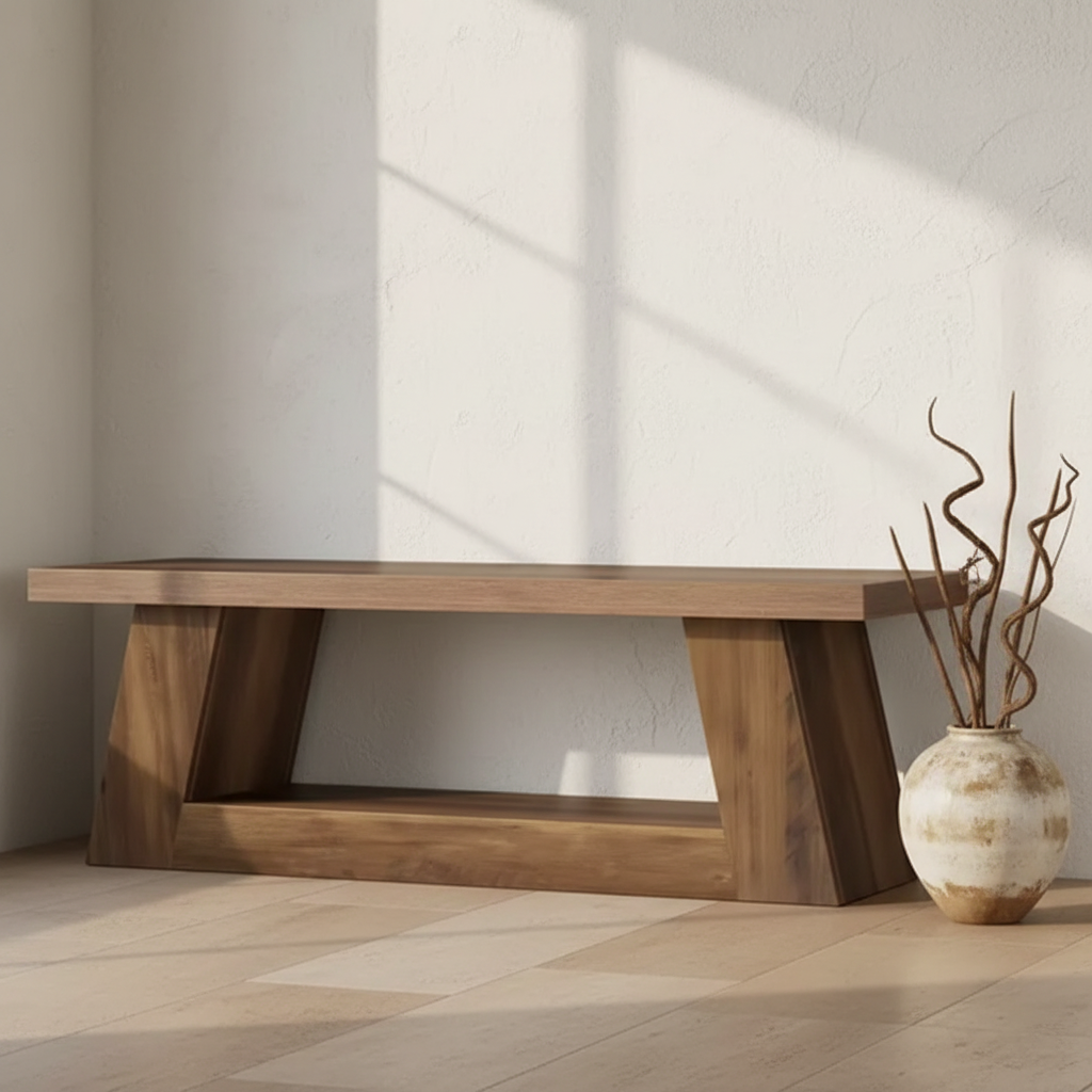 Banc Séquoia – Entrée Maison Gary