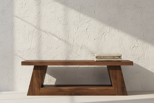 Banc Séquoia – Vue large épurée