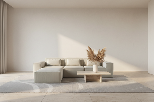 Canapé Modulaire "Carré d'As" — Velours Côtelé & Design Contemporain