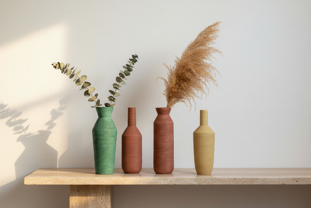 Collection "Sabi" — Vases Céramique Brossé Nordique