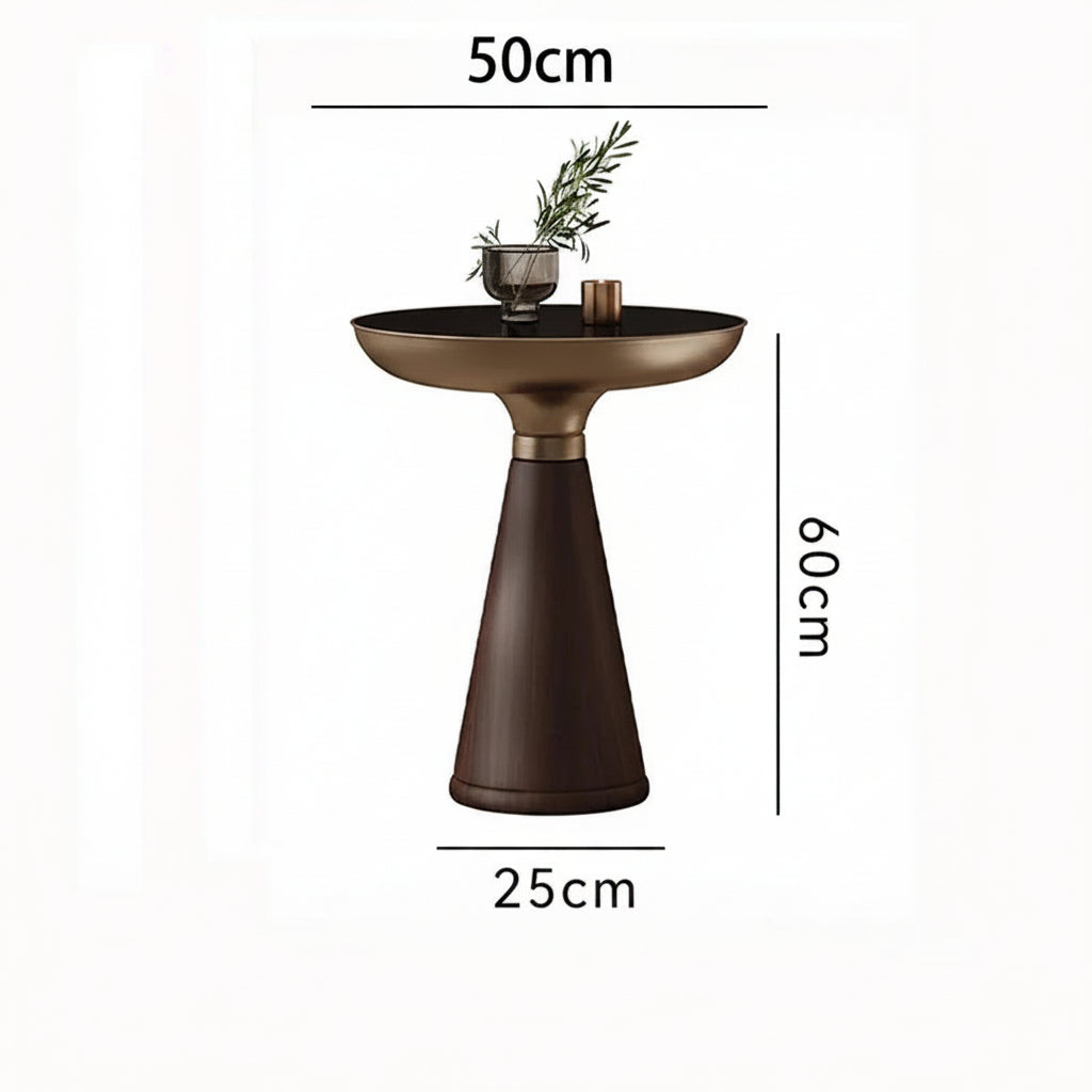 Solvaynne - Nordic Ronde Houten Salontafel Luxe Design
