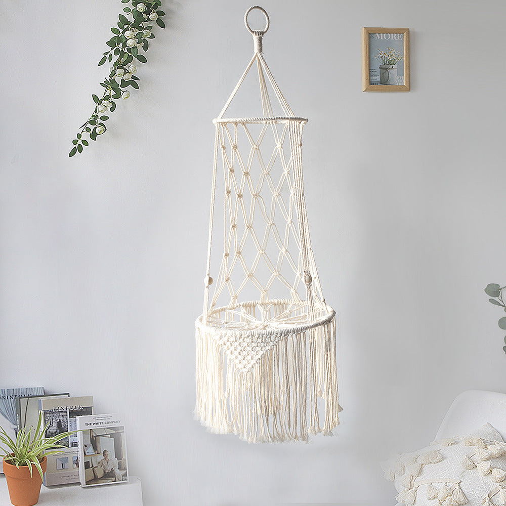 Hamac Suspendu "L'Oasis Suspendue" – Macramé Artisanal pour Chat