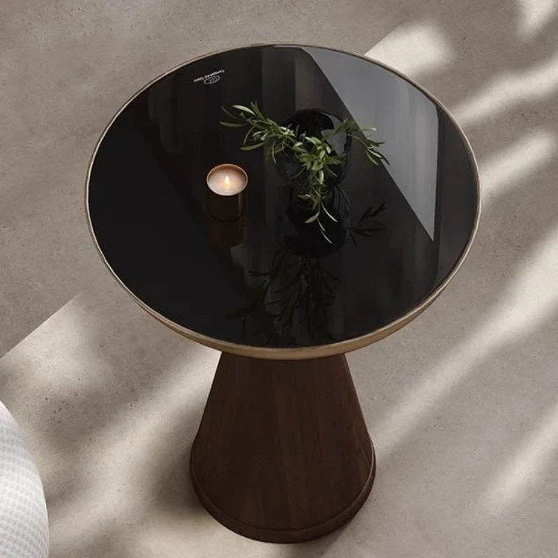 Solvaynne - Nordic Ronde Houten Salontafel Luxe Design