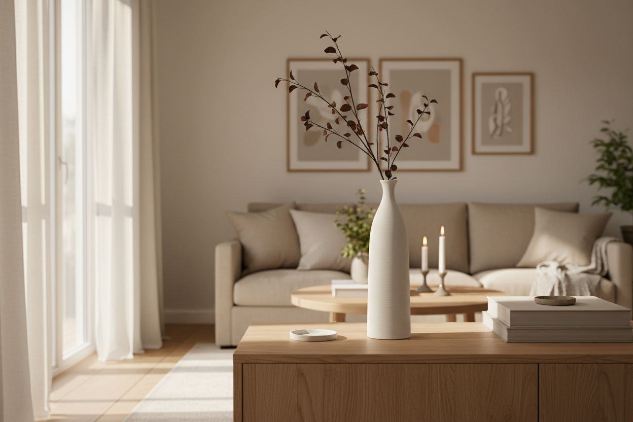 Vase Kera mise en situation salon