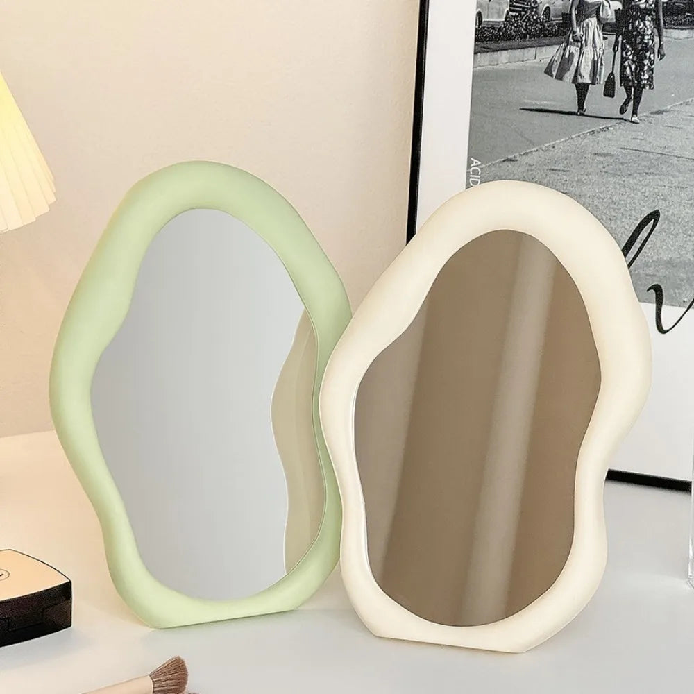 Miroir de Table "Ethereal" – Silhouette Nuage & Design Organique
