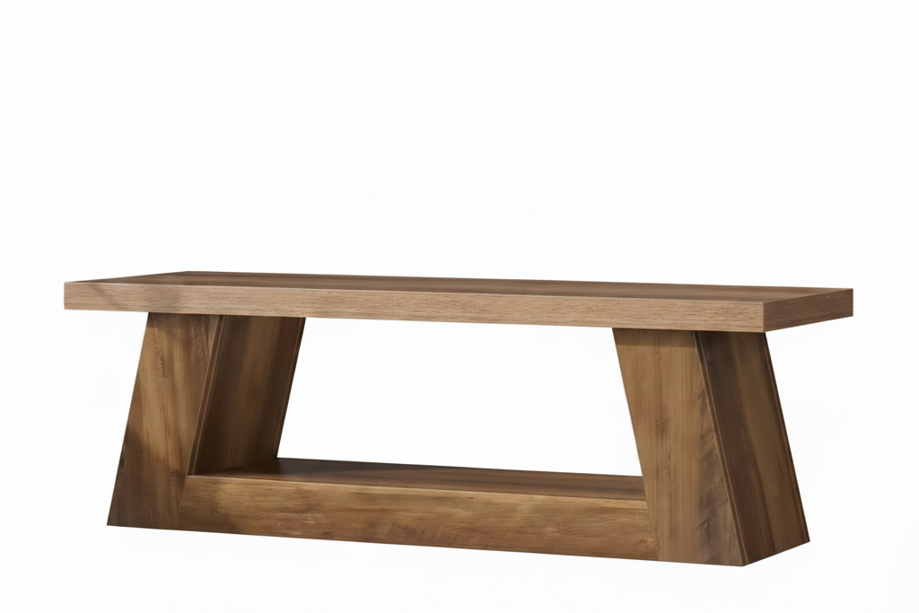 Banc d'Entrée "Le Séquoia" – Bois Rustique & Design Architectural
